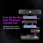 Lkfyyds Thermalright HR-EB115 20Gbps M.2 NVMe SSD Enclosure