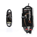 Accu Cable 10ft DMX Cable & AC3PDMX5 Power Cable Bundle
