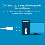 HOMSFOU USB Webcam with Built-In Microphone and Flexible Neck