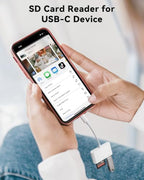 Generic 3-in-1 USB-C SD and MicroSD Card Reader with USB-A Port