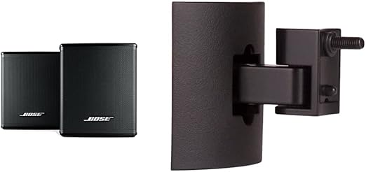 Bose Surround Speakers - Black with UB-20 Brackets