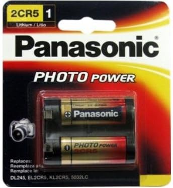 Panasonic 2CR5 6V Lithium Battery for Cameras