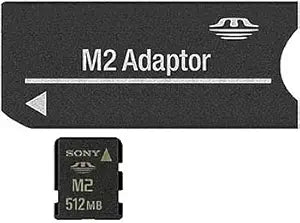 Sony MSA-512D 512MB Memory Stick Micro (M2) Card Adapter