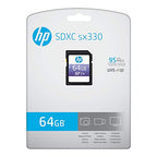 HP P-SD64GU395HPSX-GE 64GB sx330 U3 SDXC Card