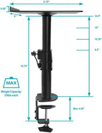 Monoprice Universal Desktop Speaker Mounts Pair - Adjustable