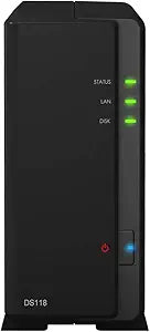 Synology DiskStation DS118 4TB NAS Server, RTD1296 CPU