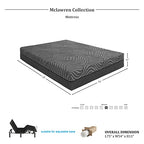 Lexicon 194840174608 McLawren 11-Inch Memory Foam Mattress