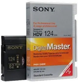 Sony PHDV-124DM 124 Min Digital Master HDV Tape — main product image