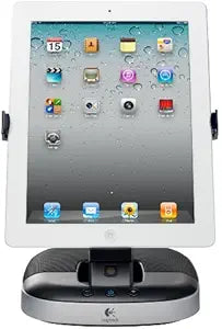 Logitech 980-000596 Speaker Stand for iPad Silver — main product image
