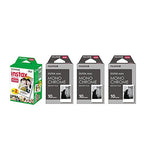 Fujifilm PV17IC048 Instax Mini Film 4-Pack Bundle