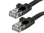 Monoprice 140880 Flat Cat6 Ethernet Cable 1ft Black