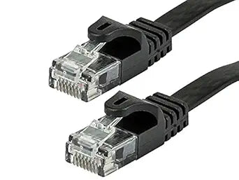 Monoprice 140886 Flat Cat6 Ethernet Cable 14ft Black