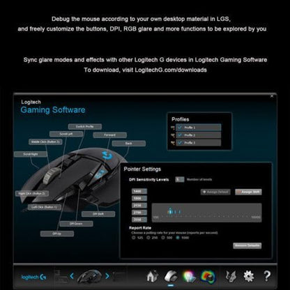 Logitech MR0076 G502 Hero Gaming Mouse