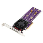 FEHUZHU ASM2824 Drive Bay Expansion Card with Cooling Fan