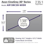 Elite Screens AR138C3D-WIDE 138