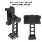 Fabater Phone Tripod Mount with 360 Ball Head and Dual Cold Shoe