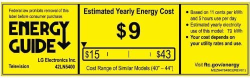 LG 42LN5400 42-Inch 1080p 120Hz LED TV