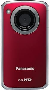 Panasonic HM-TA2R Ultrathin HD Pocket Camcorder Red Discontinued