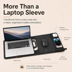 Yaslayp Wireless Charging Laptop Bag with Fold-Out Workstation