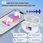 Fhumsh Bluetooth 5.4 Wireless Earbuds with LED Display