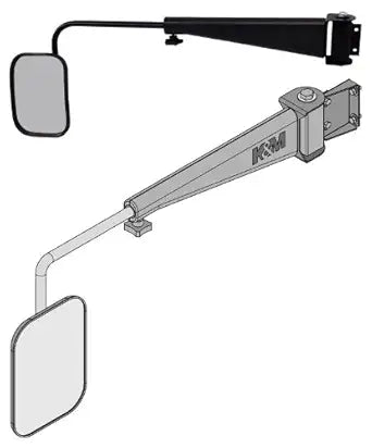 K&M Mirror All Purpose Rear View