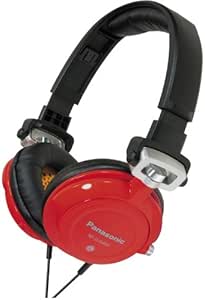 Panasonic RP-DJS400-R Headphones Red Tuned Bass