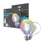 GE CLEDG256CDGS-2T CYNC G25 Smart LED Bulb 2-Pack