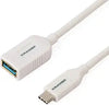 Kramer ADC-USB31/CAE USB-C to USB-A Adapter Cable White