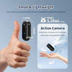Asdanalili 4K Wearable Thumb Action Camera
