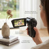 Diydeg Dual-Lens 8K Vlogging Video Camera with Rotatable Screen