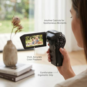 Diydeg Dual-Lens 8K Vlogging Video Camera with Rotatable Screen