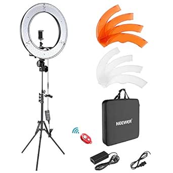 Neewer 99032836 18" Dimmable LED Ring Light Kit Stand