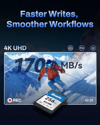 BIWIN SD210 256GB V30 Rugged UHS-I SDXC Memory Card