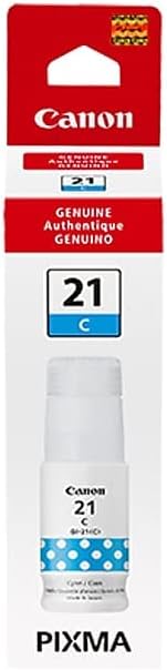 Canon GI-21 Cyan Ink Bottle MegaTank Printers — main product image