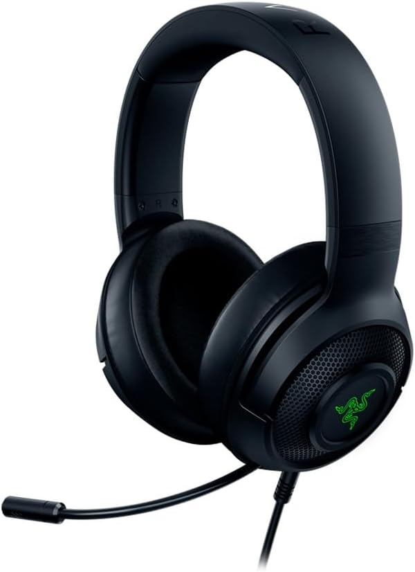 Razer RZ0403750300 Kraken V3 X Black Wired Gaming Headset — main product image