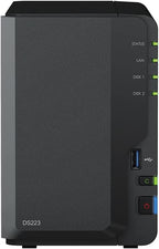 Synology DS223 8TB NAS Bundle with IronWolf HDDs