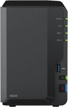 Synology DS223 8TB NAS Bundle with IronWolf HDDs