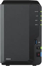 Synology DS223 Diskstation 16TB (2x8TB) NAS Bundle