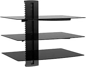 Monoprice 110480 3-Tier Wall Mount Component Shelf — main product image