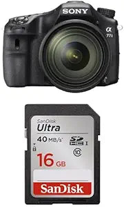 Sony A77II Digital SLR Camera 16-50mm Lens 16GB