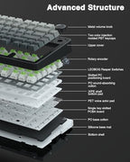 AULA F75 Pro Hot-Swappable Wireless Mechanical Keyboard