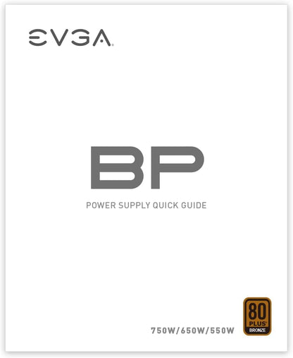 EVGA 100-BP-0650-K1 650W BP 80+ Bronze Power Supply