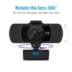 DDYYDS 1080p Webcam with Privacy Shutter and Microphone