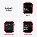 Apple Watch Series 7 41mm GPS + Cellular Red (Renewed)