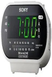 Sony ICFC318WHITE Automatic Time Set Clock Radio