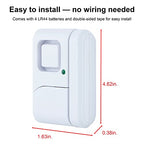 GE 45989 Personal Security Window & Door Alarm - 12 Pack