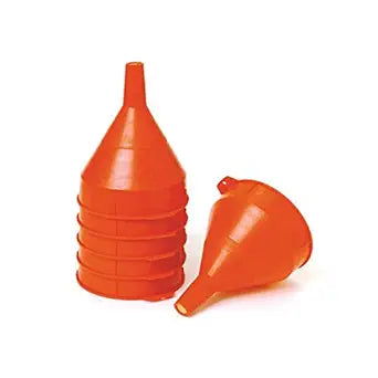 Miller 8-1/2 in. Orange Plastic 64 oz. Funnel