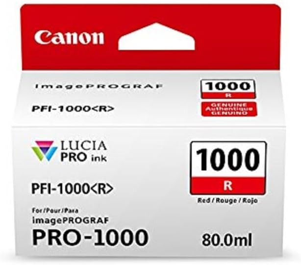 Canon 0554C002 Lucia PRO PFI-1000 Red Ink Tank — main product image