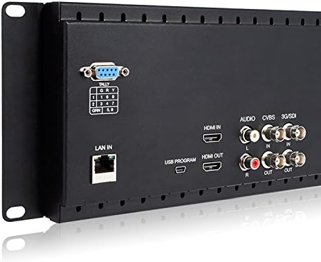 FEELWORLD FW-D71 Dual 7" 3RU Broadcast Monitor