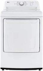 LG DLE6100W 7.3 Cu. Ft. Electric Smart Dryer White